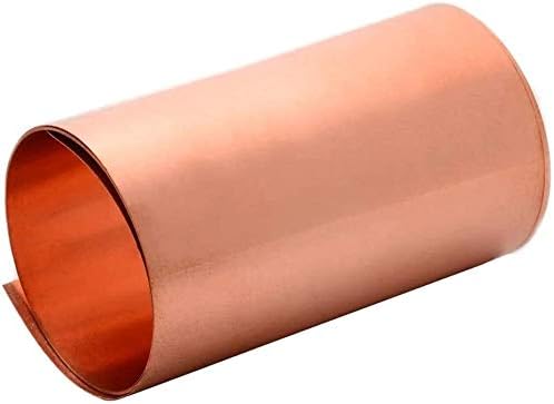 Havefun metal de cobre alumínio de cobre folha de cobre placa de placa de metal cortado Material de trabalho Rolls- Uso geral Contratantes DIY 300 * 500mm Placa de latão