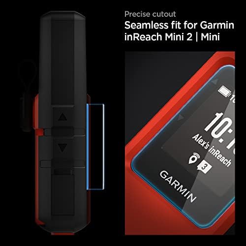 Protetor de tela de vidro temperado com Spigen [GLASTS SLIM] projetado para Garmin Inreach mini 2 / Inreach mini