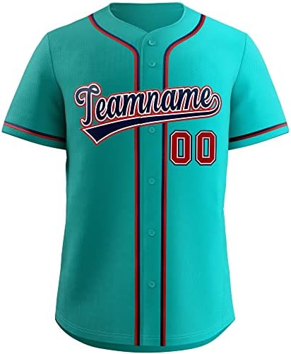 Jersey de beisebol de gradiente personalizada costura/impressão Nome da equipe personalizado Número esportivo uniforme para homens jovens