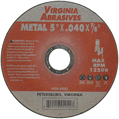 Virginia abrasivas 424-59002 5x.040x7/8 roda cortada
