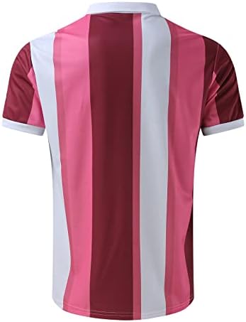 Camisas de treino para homens masculino casual colorido colorido em emenda tam camiseta de blusa de colar de colarinho de colar