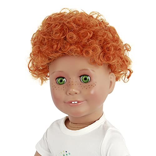Aidolla Doll Wigs para bonecas americanas de 18 '', garotas, garotas resistentes ao calor resistente às perucas de reposição de cabelo para 18 ''