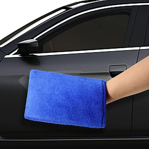 Benliudh argila mitt automática mágica mitt de média barra de argila scratch scratchber wash bitt para carro, vidro -