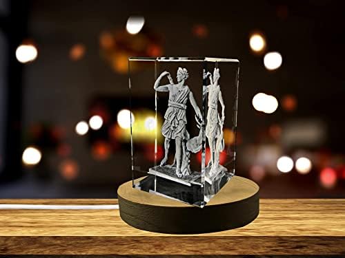 Artemis 3D Gravado Crystal Ketansake/Gift/Decor/Collectible/Souvenir