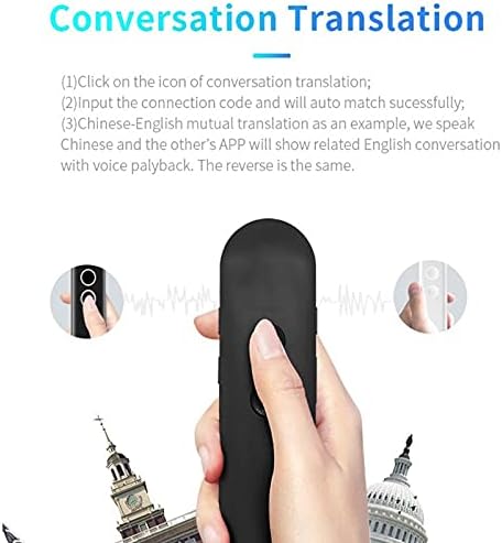 Lukeo Language Translator Dispositivo Dispositivo de tradutor de linguagem clássica em tempo real 42 Idiomas Traduções inteligentes