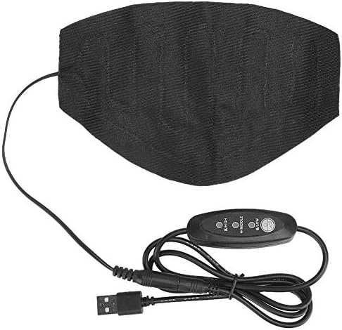 Almofada de aquecimento do pescoço USB, embrulho portátil de pescoço aquecido para alívio da dor, 3 temperatura ajustável, cinta de
