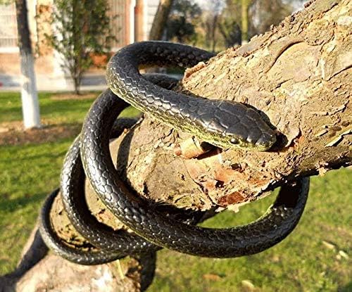 Yoogeer 47 polegadas de borracha Snakes Scary Gag Presente Incrível Cadeia Chain Snakes Rain Forest Snake Toys Wild Life Snakes