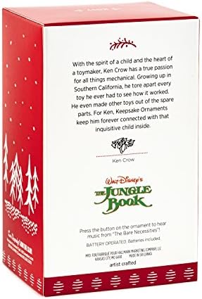 Hallmark Keetake 2017 Disney The Jungle Book 50th Anniversary Christmas Ornament With Music