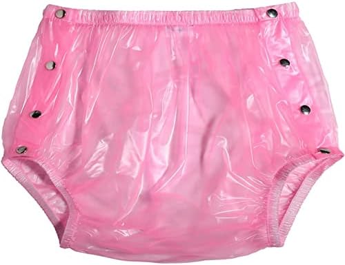 Incontinência de adultos Snap-on Plástico, calças à prova d'água de PVC, fraldas adultas, calças de incontinência adulta/fraldas
