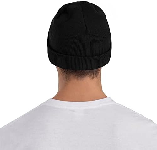 Black Rock Label Band Society Society Adult Knit Hats Fashion Feia casual Hat Hat feminino Capéu quente Hapsa de malha masculina