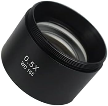 Kit de acessórios para microscópio para adultos Microscópio Auxiliar de lente de acessórios Big Lente de acessório Lente Objetiva- WD165 WD30 0,5x 1,0x 0,7x 2.0x Assistência Auxiliar da indústria de vídeo Objetivos de microscópio