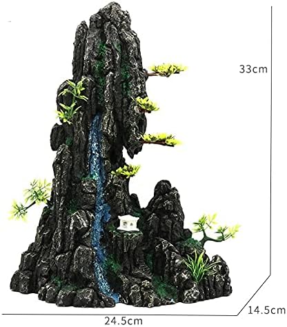 Simulação de Jinpengran de grandes ornamentos de balanço ornamentos de aquarium rock ornamentos de peixes paisagismo acessórios de decoração de paisagem