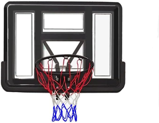 Conjunto de suporte de basquete montado na parede interna Home Home Basketball Hoop Backboard Acessórios de treinamento ， para