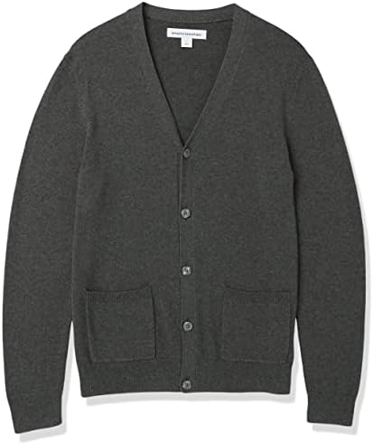 Essentials Men's Cotton Cardigan Sweater