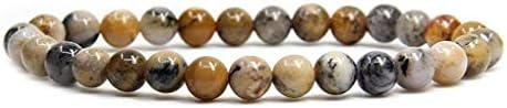 Angelstones gem semi preciosos pedras preciosas de 6 mm de contas redondas