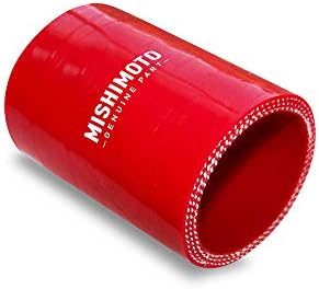 Mishimoto MMCP-4SRD 4 Couplador reto, vermelho