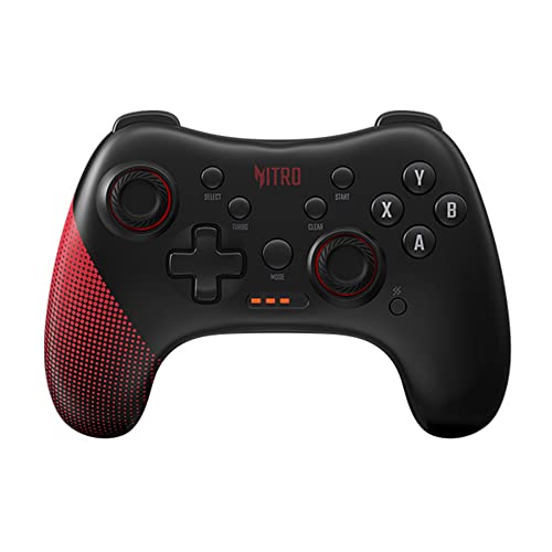 Acer Nitro Wired Gaming Controller - Apresentando joystick, bloco direcional, botão turbo, botões de ação e luzes indicadoras