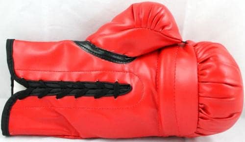 Michael Buffer autografou Red Everlast Boxing Glove *esquerda com Insc.- JSA W - luvas de boxe autografadas