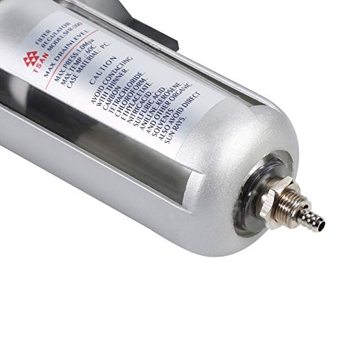 FEVAS 0-1MPA compressor de ar do compressor de hidrato de água do óleo do filtro de água Regulador de pressão do regulador de lubrificador Acessório da ferramenta -