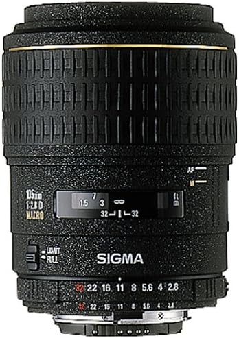 Sigma 105mm f2.8 ex macro lente para câmeras SLR Canon