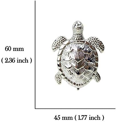 Ztie Conjunto de 4 tartarugas marinhas Menas de gaveta de gaveta de meta