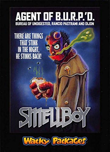 2018 Topps Pacotes Wacky vai ao filme Stickers de filme de terror 4 Card Smellboy em condição bruta