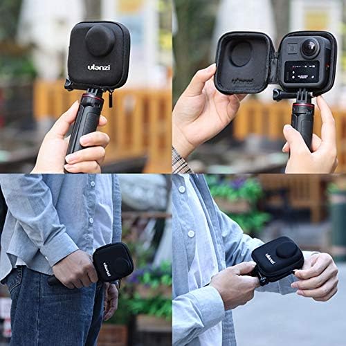Lichifit Portable Camera Storage Saco de tampa de pele Caixa de proteção anti-shake à prova d'água para acessórios GoPro Max