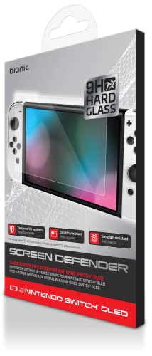 Protetor de tela Bionik para Nintendo Switch: vidro temperado, dureza da superfície 9H, resistente a arranhões