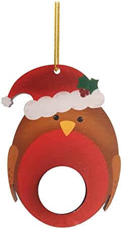 Caixa de correio de Natal decoração de pingente solar de Natal Grente de chocolate pendurado Presente de estatueta assustador