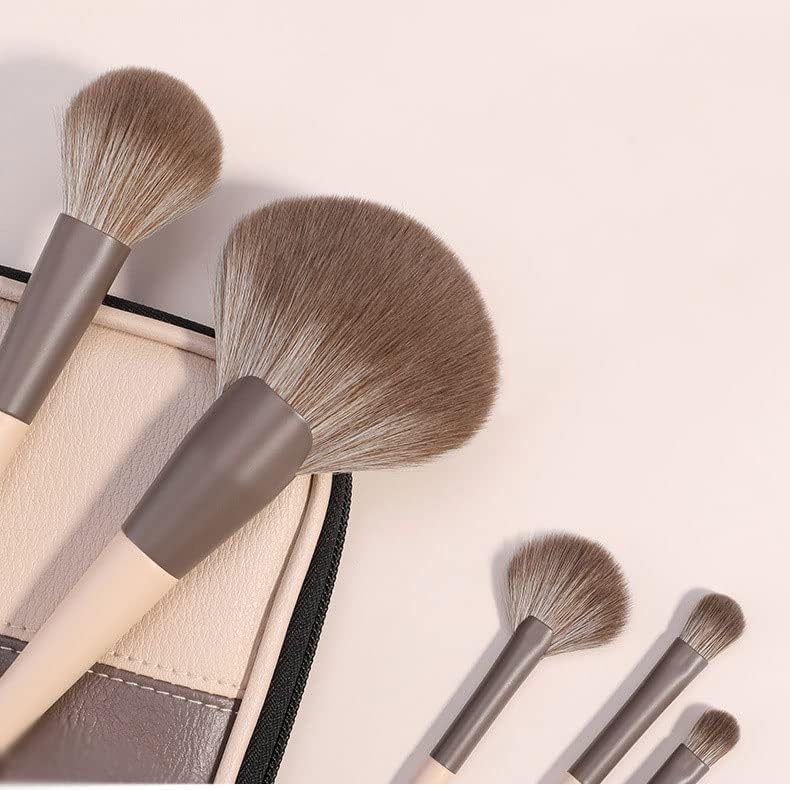 Escova de maquiagem grossa define escovas de sombra de olho de arranhões