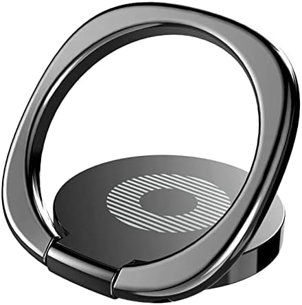 Suporte do anel de telefone, liga de zinco com rapidez de cor amplamente preta usada aderência para produtos digitais