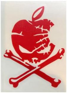 Loja gentil MacBook Air/Pro 11/13 MacBook Stick Skull Red M018-R