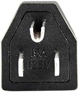 Plugue de lâmina reta, 15 amp 120-125 volts, 2pole 3wire, plugue, extensão de extensão masculina Plugues elétricos de substituição
