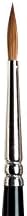 Winsor & Newton Series 7 Kolinsky Sable Brush, Round Sh 2 & Brush Cleaner & Restorer - 4,2oz. Garrafa