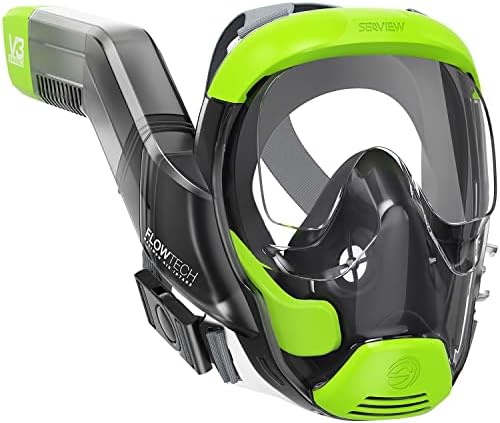 Seaview 180 V3 Máscara de snorkel de rosto completo adulto- O V3 é o equipamento de snorkeling perfeito para adultos e crianças-