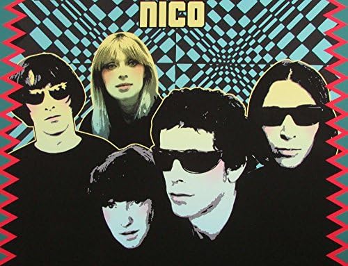 Velvet Underground W Nico Poster La Cave 1969 Edição de artista assinada David Byrd