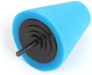 Cone de polimento e polimento de esponja cônica Koauto para cuidados automotivos do cubo da roda de carro, ferramenta de roda de polimento