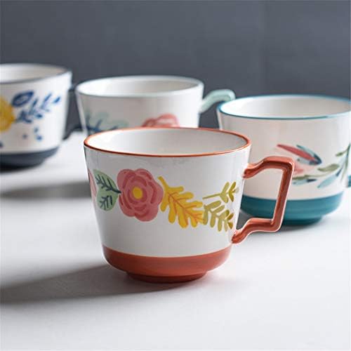 Wionc Office Caves de café da manhã japonês caneca nórdica pintada de férias exclusivas canecas de chá personalizadas