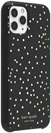 Kate Spade New York Disco Case para iPhone 11 Pro - Soft Touch Protective Hardshell preto