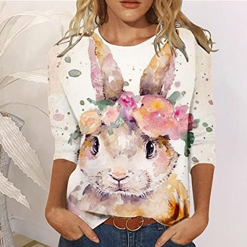 Camisa de St. Patrick Day for Womens TIY TIY Floral Print Graphic Camisetas Lucky Blessed Tops Roupfits
