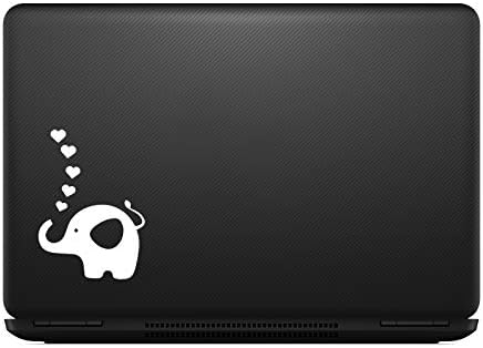 Elephant Hearts adesivo Decal de caderno laptop de carro 5.5