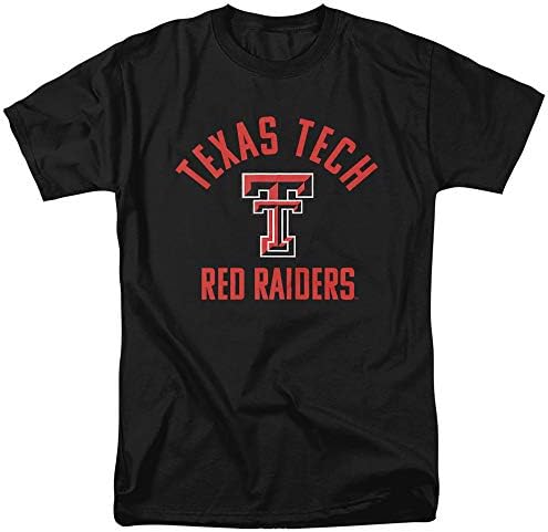 Texas Tech University Official Raiders logotipo unissex adulto camiseta