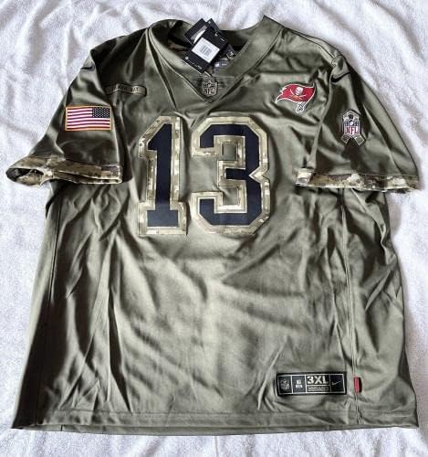 Tampa Bay Buccaneers Mike Evans assinou a autêntica Nike Salute Service Jersey JSA - Jerseys da NFL autografada