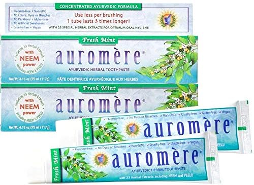 Auromere Freshmint Herbal Toothsaste, 4,16 oz