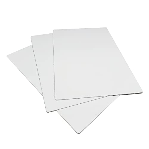 Placa de alumínio Metal Sublimação em branco Placa da folha de alumínio para criar brilho branco 0,22 mm espessura