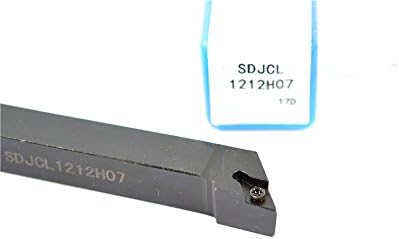 1pcs sdjcl 1212h07 liga de liga de aço CNC CNC Turno Excircle Turnion Tool Brab para DCMT0702, Diâmetro do haste