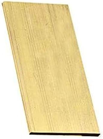 Lucknight Folha de latão quadrado barra plana linha bastão placa de cobre plact metal materiais industriais crus Experimento Modelo