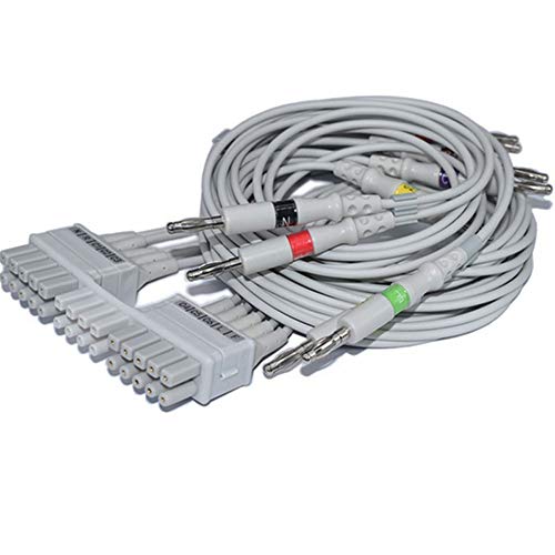 O Sinm 10 leva os cabos de cabos de cabo, conexão de cabo de gravador de dados, para Mortara Eli150C, ELI230, ELI250C, ELI350, 3M de comprimento