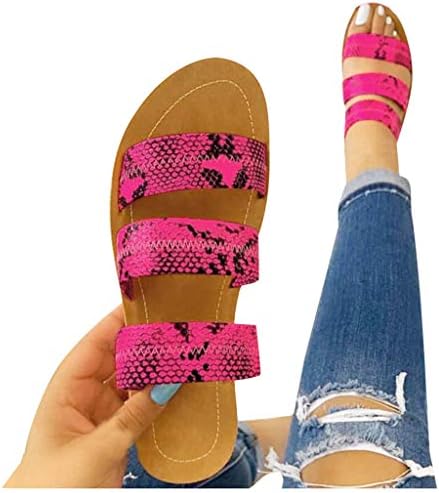 Flippers para mulheres em sandálias planas abertas para mulheres de ponta de nuvem de dedo do dedo do pé para mulheres chinelos internos