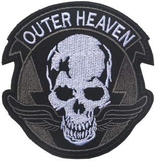 New Metal Gear Solid 5: The Phantom Pain Exterente Heaven Logo Bordado de bordado Militar